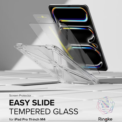 Folie de protectie pentru iPad Pro 11 (2024), Ringke Easy Slide Tempered Glass