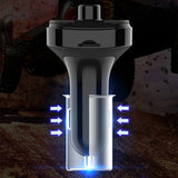 Incarcator auto Yesido Incarcator auto (Y45), cu FM Transmitter, 2xUSB-A, Type-C, Afisaj LED, RGB Light, 18W, negru