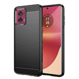 Husa pentru Motorola Edge 50 Fusion, Techsuit Carbon Silicone, albastru