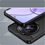Husa pentru Realme 12, Techsuit Carbon Silicone, albastru