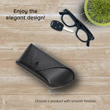 Techsuit Glasses Case (ETPU2), Eco Leather, 167 x 70 x 40mm, Maro