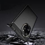 Husa pentru Honor 200, Techsuit Carbon Silicone, albastru