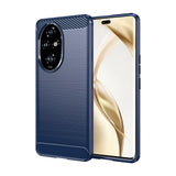 Husa pentru Honor 200 Pro, Techsuit Carbon Silicone, albastru