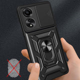 Husa pentru OPPO A60 4G, Techsuit CamShield Series, albastru