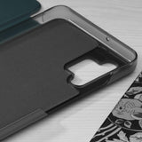 Husa pentru Samsung Galaxy A32 4G, Techsuit eFold Series, albastru