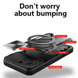 Husa pentru iPhone 16 Pro, Techsuit CamGuard Pro, roz auriu