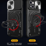 Husa pentru iPhone 16, Techsuit CamGuard Pro, albastru