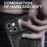 Husa pentru iPhone 16, Techsuit CamGuard Pro, albastru