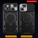 Husa pentru iPhone 16, Techsuit CamGuard Pro, albastru