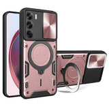 Husa pentru OPPO Reno12, Techsuit CamGuard Pro, roz auriu