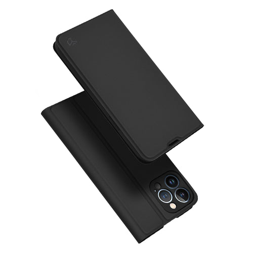 Husa pentru iPhone 13 Pro Max, Techsuit Magskin Book, negru