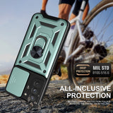 Husa pentru OPPO Reno12 Pro, Techsuit CamShield Series, albastru