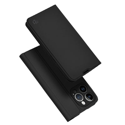 Husa pentru iPhone 14 Pro, Techsuit Magskin Book, negru