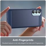 Husa pentru OPPO Reno12, Techsuit Carbon Silicone, albastru