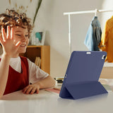 Husa tableta pentru iPad Air 11 (2024), Techsuit Flex Trifold (cu Pencil Holder), gri