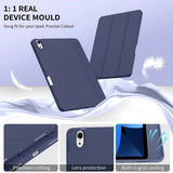 Husa tableta pentru iPad Air 11 (2024), Techsuit Flex Trifold (cu Pencil Holder), bleumarin