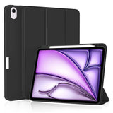 Husa tableta pentru iPad Air 11 (2024), Techsuit Flex Trifold (cu Pencil Holder), gri