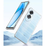 Husa pentru OPPO A60 4G, Techsuit Shockproof Clear Silicone, transparenta