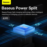 Cablu Baseus de date Flash Series 2 (CASS040001), Incarcare rapida, USB to Type-C, Lightning, Micro-USB, 66W, 1.2 m, negru