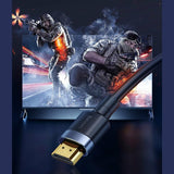 Cablu audio Baseus Video Cable Cafule (Cadklf-H01), HDMI to HDMI, 4K, 60Hz, 18Gbps, 5m, negru