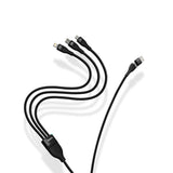 Adaptor Baseus, Data Cable Flash Series 2 Cass030101 Fast Charge USB Type-C Lightning Micro-USB 100W 1 2 M Koff A3d2de