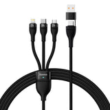 Adaptor Baseus, Data Cable Flash Series 2 Cass030101 Fast Charge USB Type-C Lightning Micro-USB 100W 1 2 M Koff A3d2de