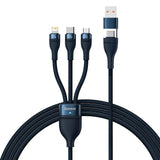 Adaptor Baseus, Data Cable Flash Series 2 Cass030103 Fast Charge USB Type-C Lightning Micro-USB 100W 1 2 M Koff A3d2de