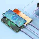 Adaptor Baseus, Data Cable Flash Series 2 Cass030105 Fast Charge USB Type-C Lightning Micro-USB 100W 1 2 M Koff A3d2de