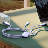 Adaptor Baseus, Data Cable Flash Series 2 Cass030105 Fast Charge USB Type-C Lightning Micro-USB 100W 1 2 M Koff A3d2de