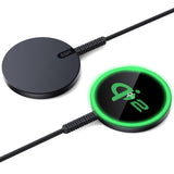 Incarcator wireless ESR Mini Magnetic HaloLock Qi2, MagSafe Compatible, 15W, cu Type-C Cable, 1.5m, argintiu