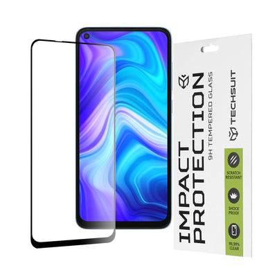 Folie de protectie pentru Xiaomi Redmi Note 9, Techsuit 111D Full Cover / Full Glue Glass