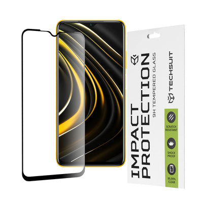 Folie de protectie pentru Xiaomi Redmi 9T, Techsuit 111D Full Cover / Full Glue Glass