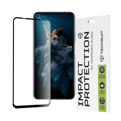 Folie de protectie pentru Huawei Nova 5T, Techsuit 111D Full Cover / Full Glue Glass