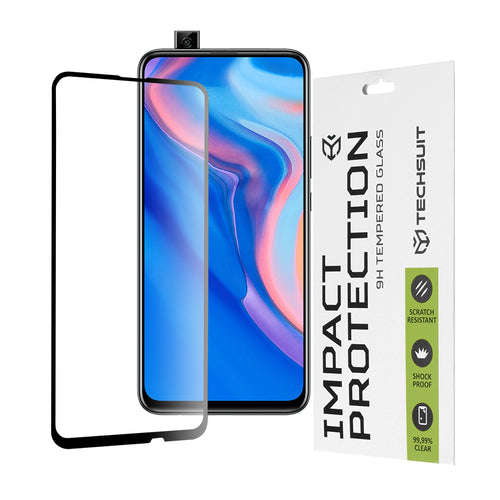 Folie de protectie pentru Huawei P Smart Z, Techsuit 111D Full Cover / Full Glue Glass