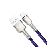 Cablu Baseus de date Cafule Series Metal (Caljk-A05), USB to Lightning, 2.4A, 480Mbps, 1m, mov