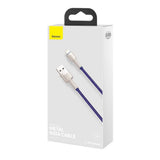 Cablu Baseus de date Cafule Series Metal (Caljk-A05), USB to Lightning, 2.4A, 480Mbps, 1m, mov