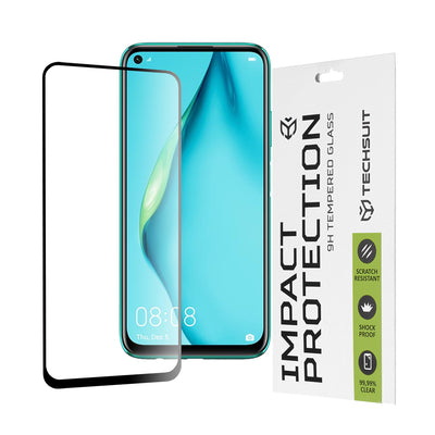 Folie de protectie pentru Huawei P40 Lite, Techsuit 111D Full Cover / Full Glue Glass