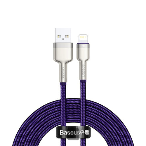 Cablu Baseus de date Cafule Series Metal (Caljk-B05), USB to Lightning 2.4A, 2m, mov