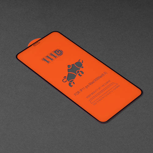 Folie de protectie pentru iPhone 11 Pro Max, Techsuit 111D Full Cover / Full Glue Glass