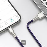 Cablu Baseus de date Cafule Series Metal (Caljk-B05), USB to Lightning 2.4A, 2m, mov