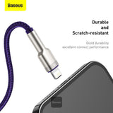 Cablu Baseus de date Cafule Series Metal (Caljk-B05), USB to Lightning 2.4A, 2m, mov