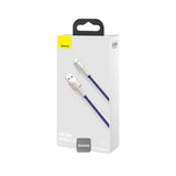 Cablu Baseus de date Cafule Series Metal (Caljk-B05), USB to Lightning 2.4A, 2m, mov