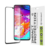 Folie de protectie pentru Samsung Galaxy A70, Techsuit 111D Full Cover / Full Glue Glass