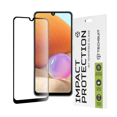 Folie de protectie pentru Samsung Galaxy A32 4G, Techsuit 111D Full Cover / Full Glue Glass