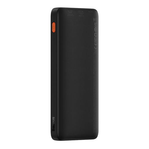 Baterie Externa Baseus Airpow (PPQD090001), USB, Type-C, Micro-USB, 20W, 10000mAh, cu Cablu Type-C, Negru