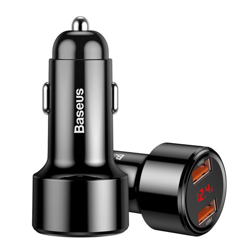 Incarcator auto Baseus Magic Series (CCMLC20A-01), Incarcare rapida, 45W, 2x USB, negru