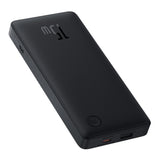 Baterie Externa Baseus Airpow Lite (P10067500123-00), USB, Type-C, 15W, 10000mAh, cu Cable Type-C, 30cm, Negru