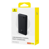 Baterie Externa Baseus Airpow Lite (P10067500123-00), USB, Type-C, 15W, 10000mAh, cu Cable Type-C, 30cm, Negru