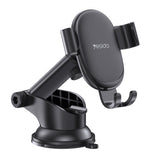Suport auto Yesido Suport auto (C120), Gravity Grip, Brat extensibil pentru Bord, Parbriz, negru