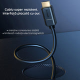 Cablu audio Baseus Video Cable (Cakgq-D01), HDMI to HDMI, High Definition, 5m, negru